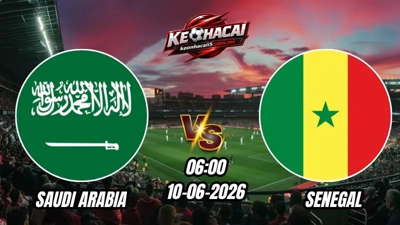 Soi Kèo Saudi Arabia vs Senegal 06h00 - 10/06/2026